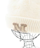 Max Mara（マックスマーラ）ニットキャップ・ビーニー 白 サイズ:SM レディース/2200609876114