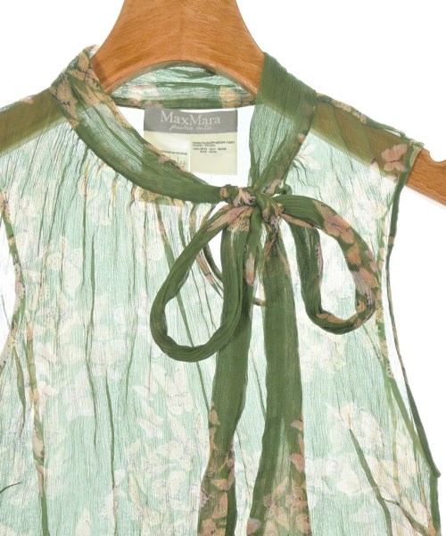 Max Mara（マックスマーラ）ブラウス 緑 サイズ:38(S位) レディース/2200618111053