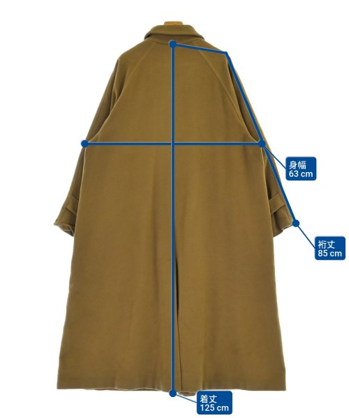 Max Mara（マックスマーラ）ステンカラーコート 茶 サイズ:46(XL位) レディース/2200603548017