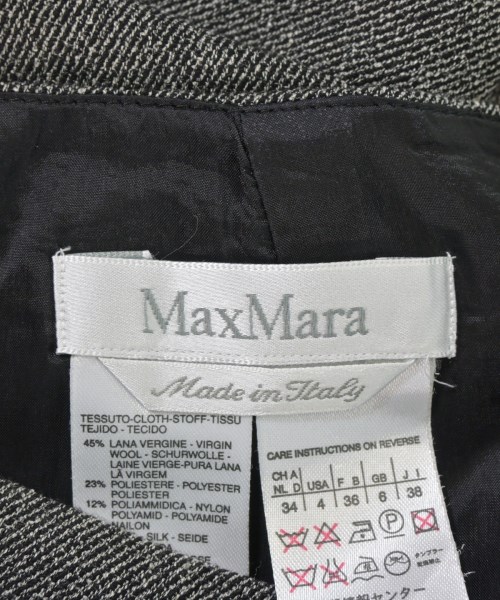 Max Mara（マックスマーラ）ひざ丈スカート 黒 サイズ:38(S位) レディース/2200670123049