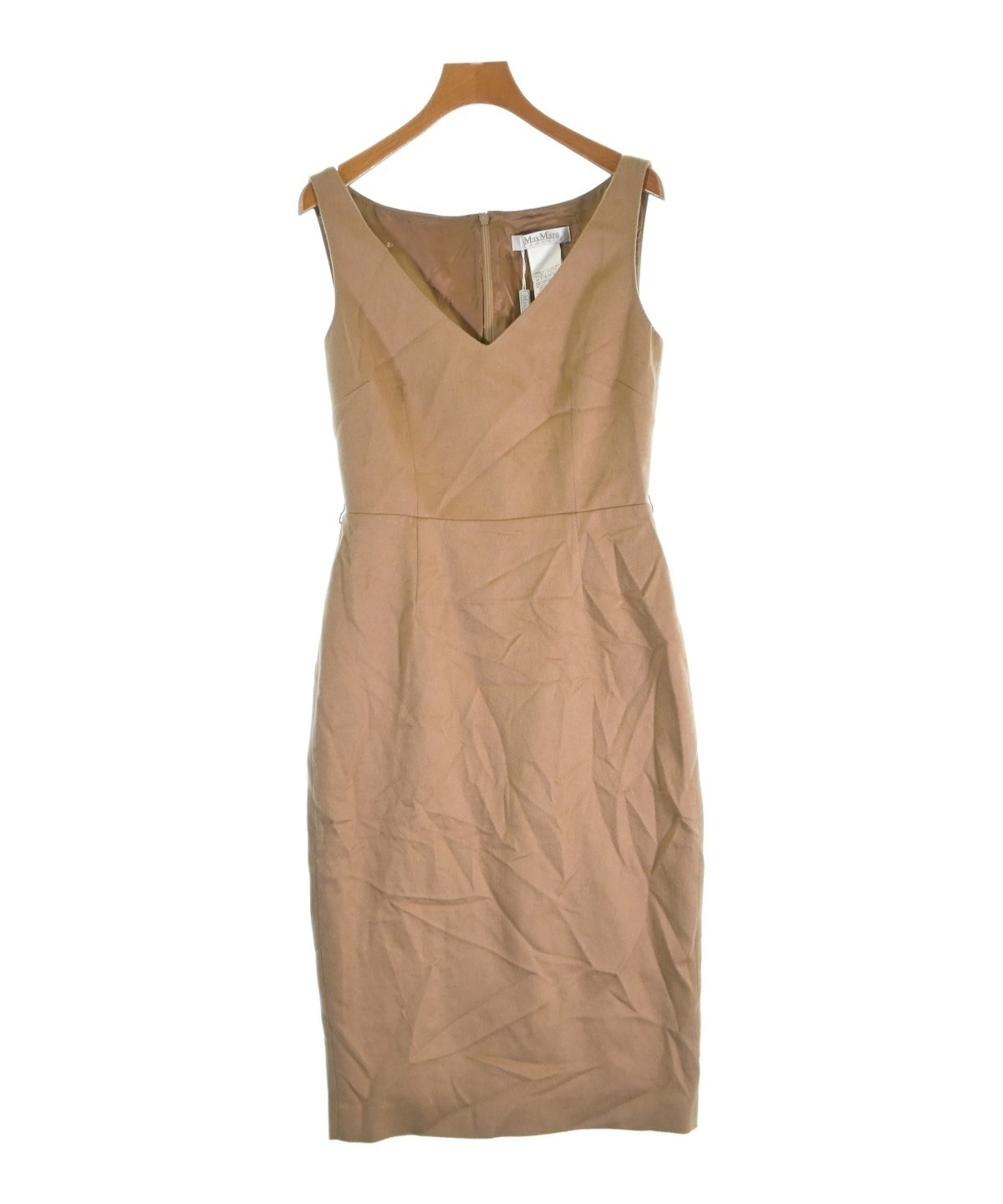 Max Mara（マックスマーラ）ワンピース ベージュ サイズ:38(S位 