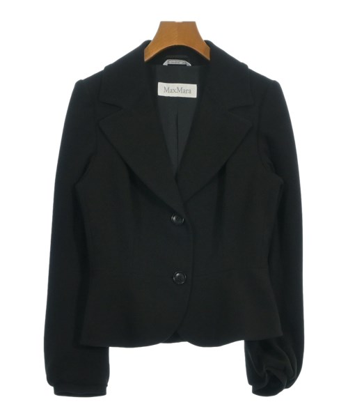 Max Mara(マックスマーラ)カジュアルジャケット 黒 サイズ:40(M位)/2200674604025