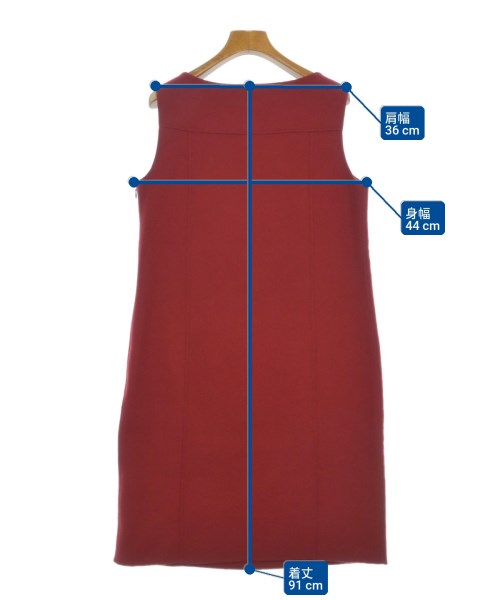 Max Mara（マックスマーラ）ワンピース 赤 サイズ:42(M位) レディース/2200675980029