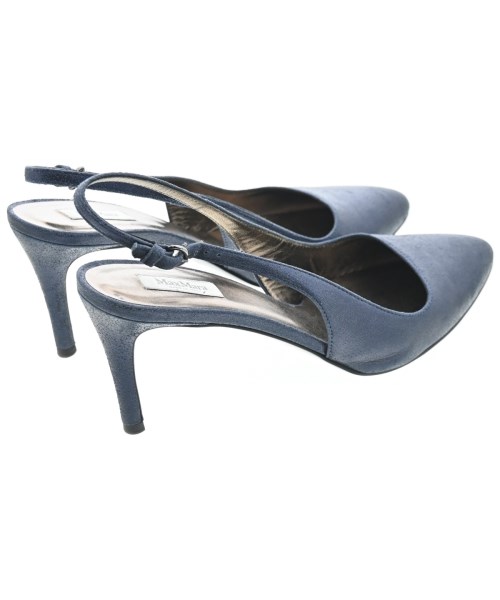 Max Mara（マックスマーラ）パンプス 紺 サイズ:EU37 1/2(24cm位) レディース/2200689227103