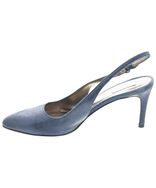 Max Mara（マックスマーラ）パンプス 紺 サイズ:EU37 1/2(24cm位) レディース/2200689227103