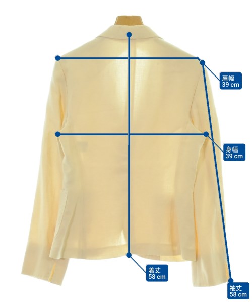 Max Mara（マックスマーラ）テーラードジャケット 白 サイズ:36(XS位) レディース/2200694568017