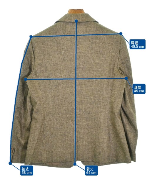 Max Mara（マックスマーラ）テーラードジャケット ベージュ サイズ:44(L位) レディース/2200693669012
