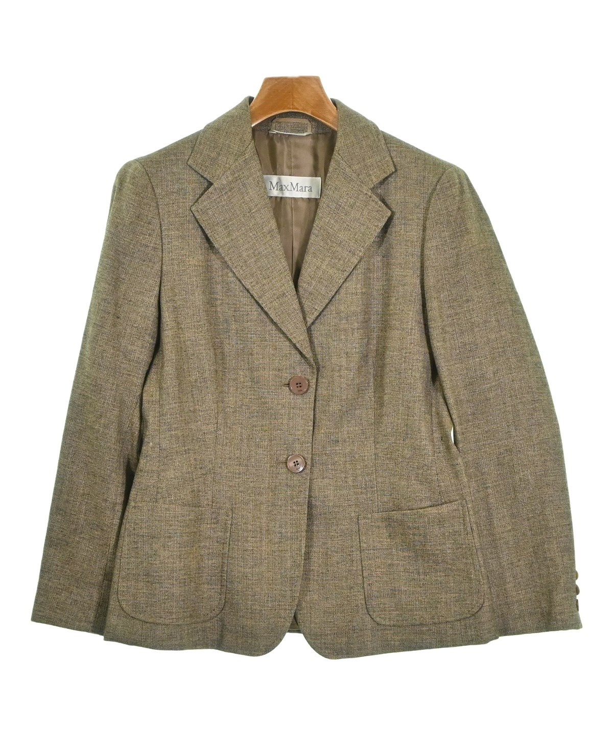 Max Mara（マックスマーラ）テーラードジャケット ベージュ サイズ:44