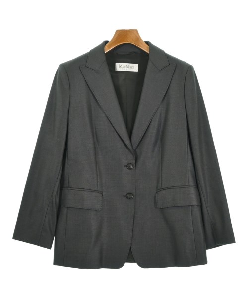 Max Mara(マックスマーラ)テーラードジャケット グレー サイズ:46(XL位)/2200693669029
