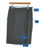Max Mara（マックスマーラ）ひざ丈スカート グレー サイズ:44(L位) レディース/2200693669043