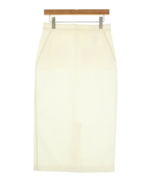 Max Mara(マックスマーラ)ロング・マキシ丈スカート 白 サイズ:44(L位)/2200696195020
