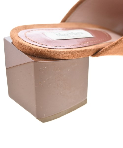 Max Mara（マックスマーラ）サンダル 茶 サイズ:EU38(24.5cm位) レディース/2200696428012