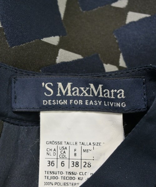 Max Mara（マックスマーラ）ワンピース 紺 サイズ:36(S位) レディース/2200696696022