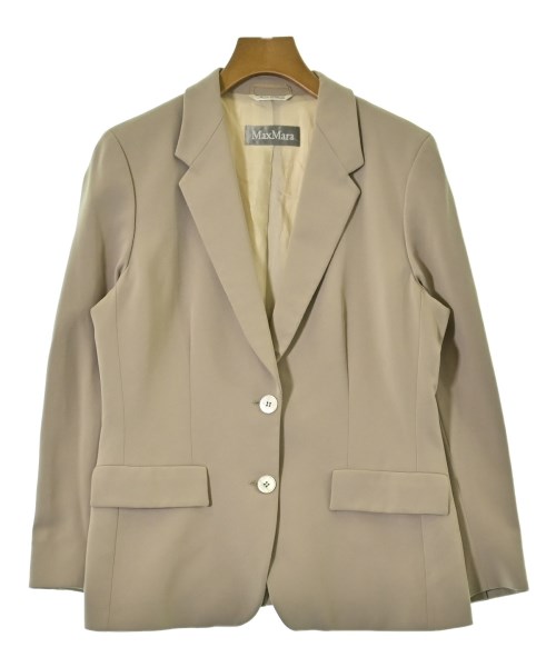 Max Mara(マックスマーラ)テーラードジャケット ベージュ サイズ:46(XL位)/2200698517141
