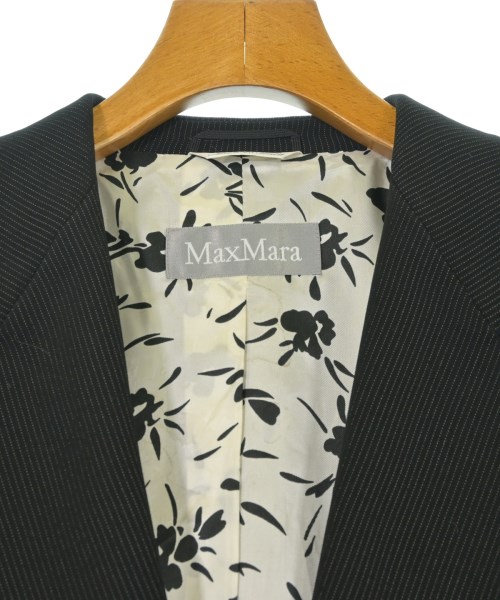 Max Mara（マックスマーラ）テーラードジャケット 黒 サイズ:44(L位) レディース/2200698994065