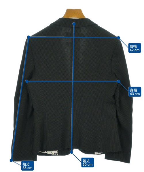 Max Mara（マックスマーラ）テーラードジャケット 黒 サイズ:44(L位) レディース/2200698994065