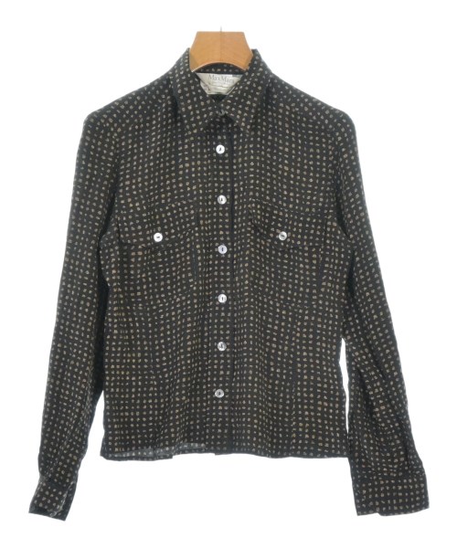 Max Mara(マックスマーラ)カジュアルシャツ 黒 サイズ:36(XS位)/2200700247035