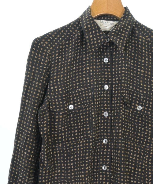 Max Mara（マックスマーラ）カジュアルシャツ 黒 サイズ:36(XS位) レディース/2200700247035