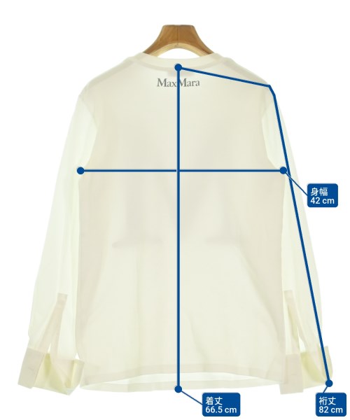 Max Mara（マックスマーラ）Tシャツ・カットソー 白 サイズ:F レディース/2200653289045