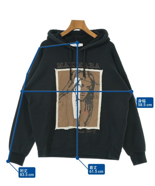 Max Mara（マックスマーラ）パーカー 黒 サイズ:-(M位) レディース/2200657741037