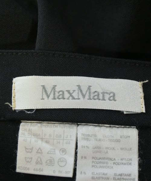 Max Mara（マックスマーラ）ひざ丈スカート 黒 サイズ:44(L位) レディース/2200658782077