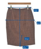 Max Mara（マックスマーラ）ひざ丈スカート 茶 サイズ:40(M位) レディース/2200711694088