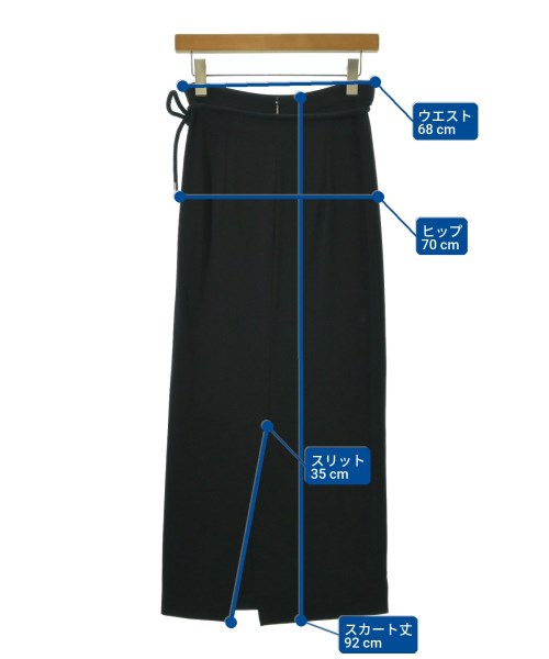 Max Mara（マックスマーラ）ロング・マキシ丈スカート 黒 サイズ:40(M位) レディース/2200709960232