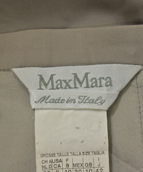 Max Mara（マックスマーラ）ひざ丈スカート ベージュ サイズ:42(M位) レディース/2200716424017