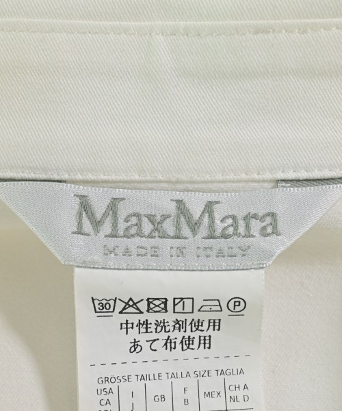 Max Mara（マックスマーラ）カジュアルシャツ 白 サイズ:42(M位) レディース/2200716385035