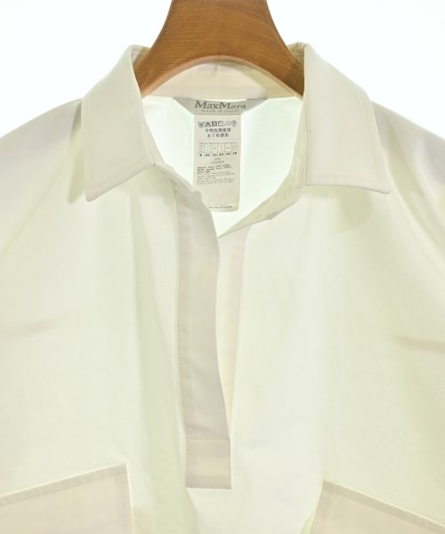 Max Mara（マックスマーラ）カジュアルシャツ 白 サイズ:42(M位) レディース/2200716385035