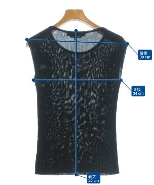 Max Mara（マックスマーラ）ベスト/ノースリーブ 黒 サイズ:S レディース/2200714747194