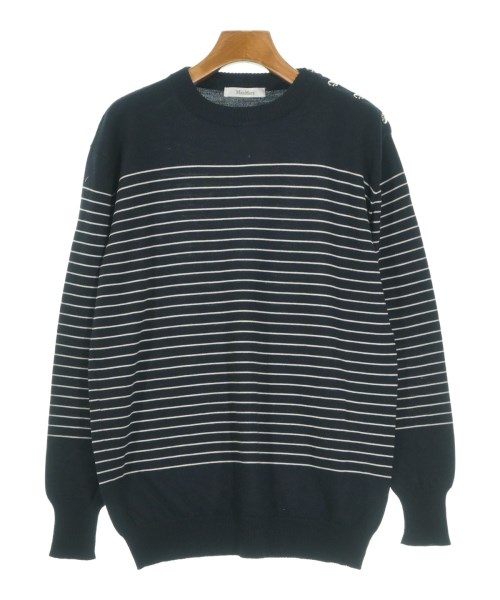 Max Mara(マックスマーラ)ニット・セーター 紺 サイズ:S/2200634666162