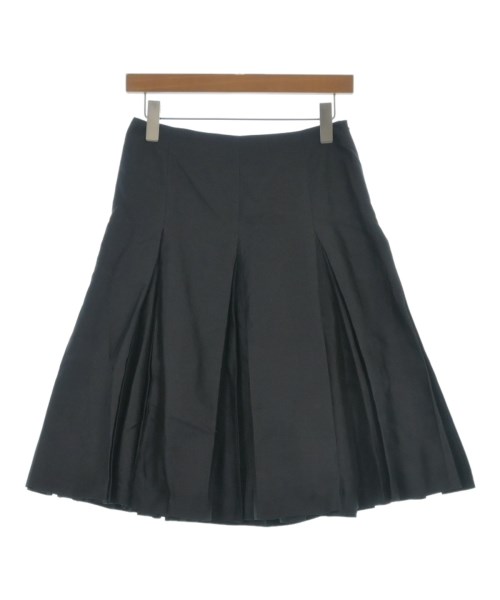 Max Mara(マックスマーラ)ひざ丈スカート 紺 サイズ:38(S位)/2200648798033