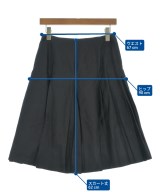 Max Mara（マックスマーラ）ひざ丈スカート 紺 サイズ:38(S位) レディース/2200648798033