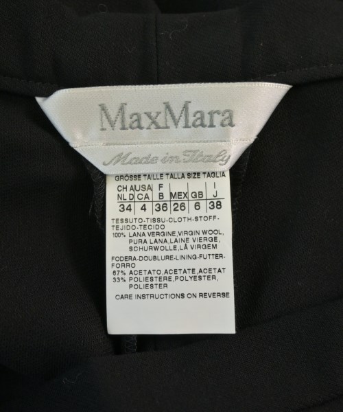 Max Mara（マックスマーラ）その他 黒 サイズ:38(S位) レディース/2200637899055