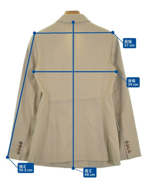 Max Mara（マックスマーラ）テーラードジャケット ベージュ サイズ:36(XS位) レディース/2200642387011