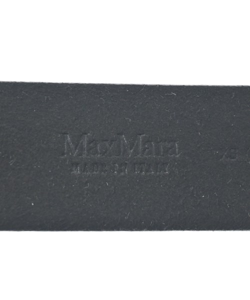 Max Mara（マックスマーラ）ベルト 黒 サイズ:XS レディース/2200644631051