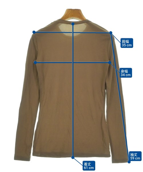 Max Mara（マックスマーラ）Tシャツ・カットソー 茶 サイズ:F レディース/2200641595264