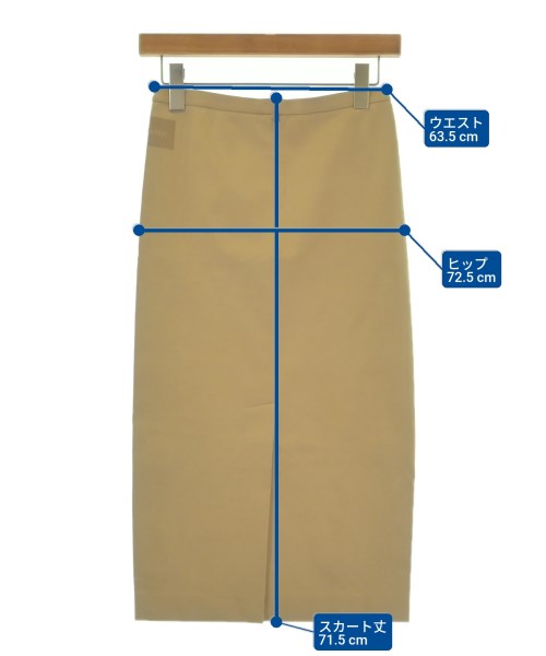 Max Mara（マックスマーラ）ひざ丈スカート ベージュ サイズ:38(S位) レディース/2200647693049