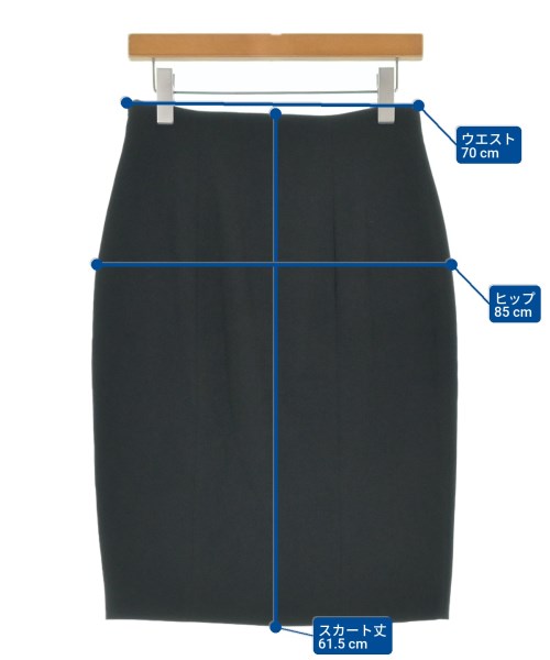 Max Mara（マックスマーラ）ひざ丈スカート 黒 サイズ:-(M位) レディース/2200640418120