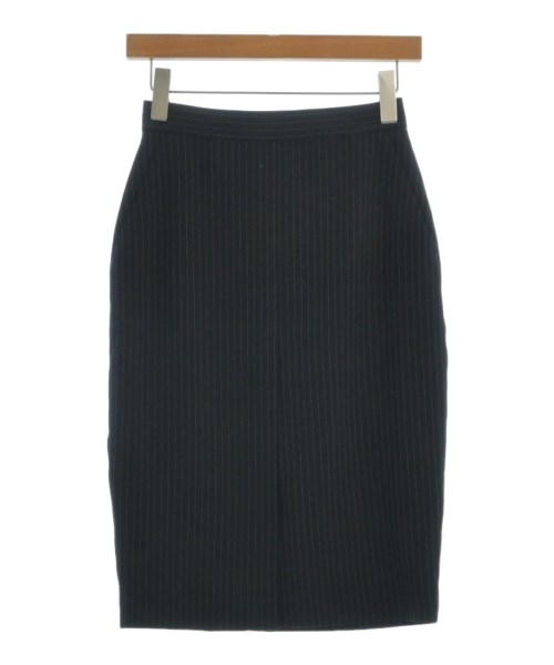 Max Mara(マックスマーラ)ひざ丈スカート 紺 サイズ:36(XS位)/2200644870085