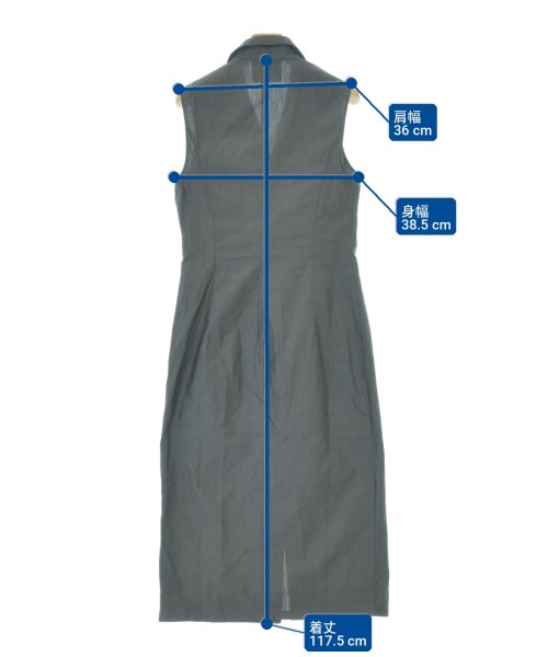 Max Mara（マックスマーラ）ワンピース グレー サイズ:40(M位) レディース/2200702515224