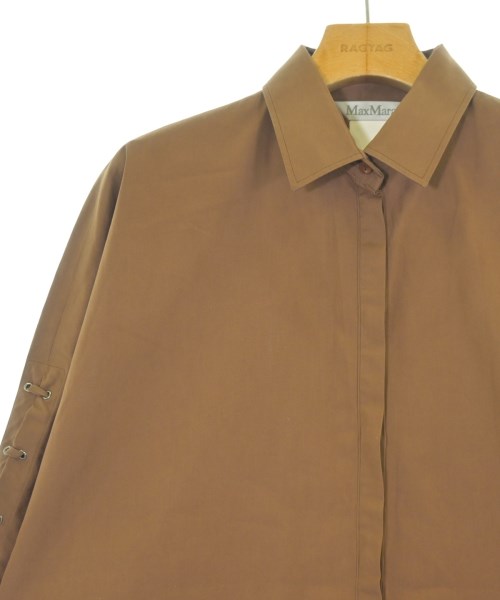 Max Mara（マックスマーラ）シャツワンピース 茶 サイズ:40(M位) レディース/2200692477601