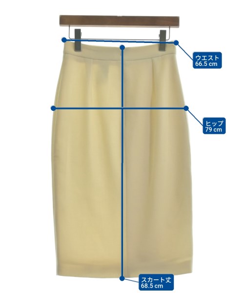 Max Mara（マックスマーラ）ひざ丈スカート 白 サイズ:38(S位) レディース/2200703025166