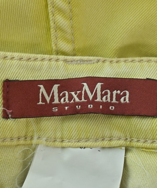 Max Mara（マックスマーラ）デニムパンツ 黄 サイズ:36(XS位) レディース/2200703025173