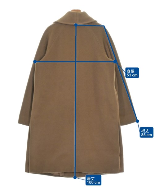 Max Mara（マックスマーラ）チェスターコート 茶 サイズ:38(S位) レディース/2200704072015