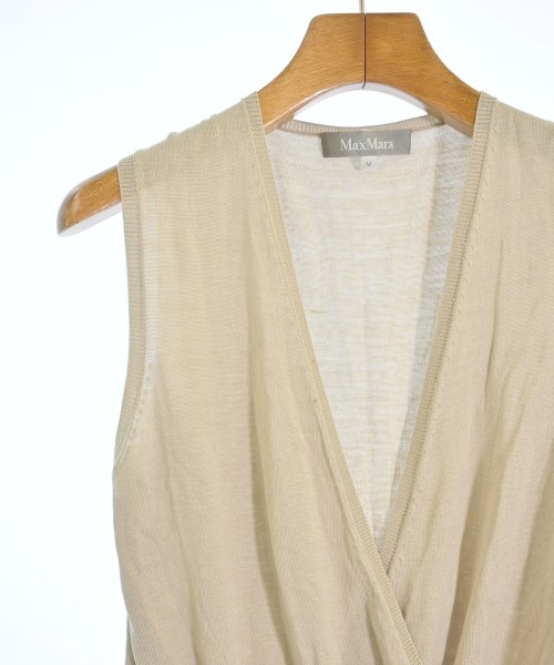 Max Mara（マックスマーラ）ベスト/ノースリーブ ベージュ サイズ:M レディース/2200704431232