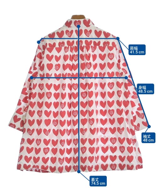 Max Mara（マックスマーラ）カジュアルシャツ 赤 サイズ:42(M位) レディース/2200707666167
