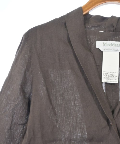 Max Mara（マックスマーラ）ブラウス 茶 サイズ:36(XS位) レディース/2200658517389