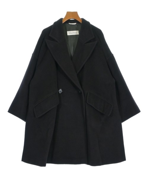 Max Mara(マックスマーラ)ピーコート 黒 サイズ:36(XS位)/2200664092016